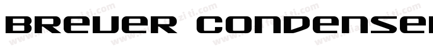 Breuer Condensed Bol字体转换